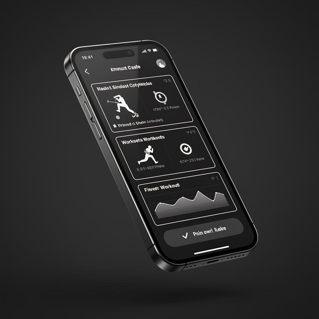 Mockup 3D — Controle de academia